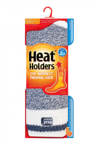 Sosete Heat Holders Originals, Barbati, Cream Block Twist, 39-44 EU [1]