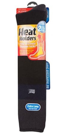 Sosete Termice SKI - Sosete Heat Holders Ski, Negru/ Gri/ Albastri, 39-45 EU