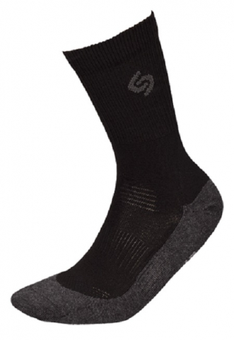 Sosete Alergare cu Argint - Sosete InMove Light Silver cu ioni de argint, negru-antracit, 41-43