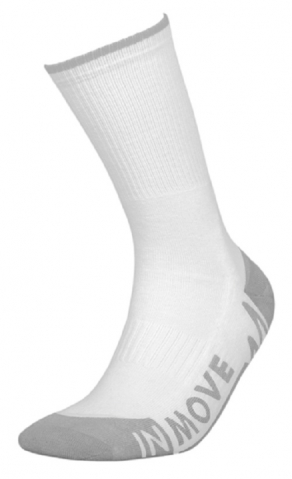 Sosete INMOVE pentru activitati sportive - Sosete InMove Sport Deodorant, albi-gri deschis, 35-37