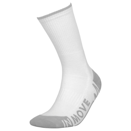 Sosete InMove Sport Deodorant, albi-gri deschis, 44-46 [0]