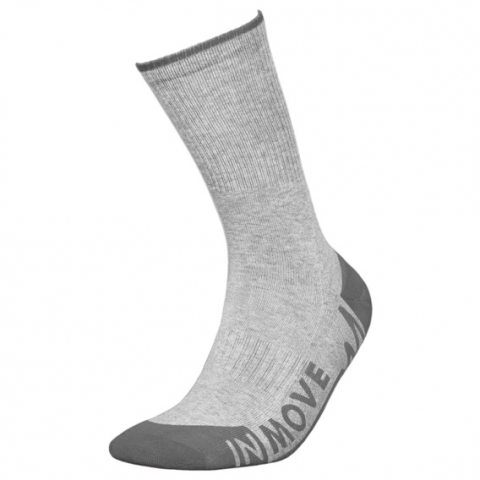 Sosete INMOVE pentru activitati sportive - Sosete InMove Sport Deodorant, gri deschis-grafit, 41-43