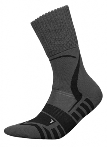 Sosete Trekking cu Argint - Sosete InMove Trekking Deodorant Silver, gri inchis, 35-37