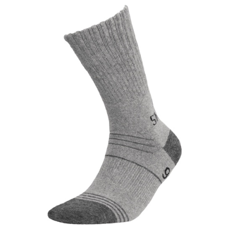 Sosete INMOVE pentru activitati sportive - Sosete InMove Trekking Deodorant Silverwool, cu ioni de argint si lana, gri, 44-46