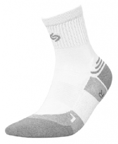 Sosete INMOVE pentru activitati sportive - Sosete pentru alergare InMove Athletic Silver cu ioni de argint, albi -gri deschis, 38-40