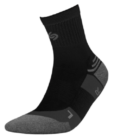 Sosete INMOVE pentru activitati sportive - Sosete pentru alergare InMove Athletic Silver cu ioni de argint, negru, 38-40