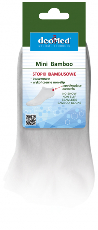 Sosete pentru diabetici Deomed MINI din bambus, gri deschis, 43-46 [2]