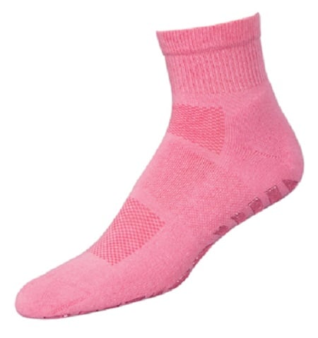 Sosete Fitness - Sosete pentru fitness anti-alunecare InMove Gym, roz, 35-37