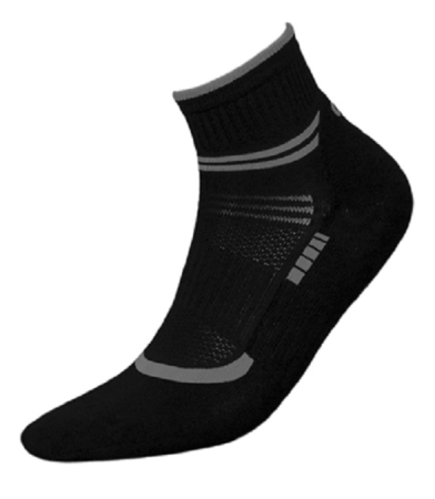 Sosete INMOVE pentru activitati sportive - Sosete pentru patinaj, InMove Speed Skate Silver, negri-gri, 41-43 - marimea 41-43 EU