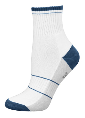 Sosete pentru sport InMove, copii, alb-albastru, 30-31 [0]