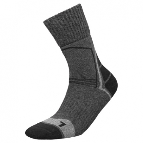Sosete Trekking - Sosete pentru trekking InMove Deodorant, antracit-grafit, 38-40