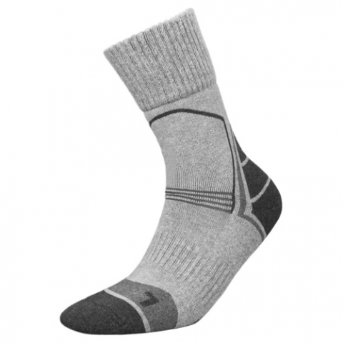 Sosete Trekking - Sosete pentru trekking InMove Deodorant, grafit-gri, 44-46
