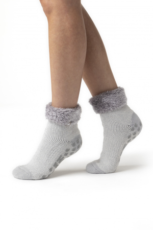 Sosete termice antiderapante, Heat Holders Queenstown, gri, 37-42 [0]