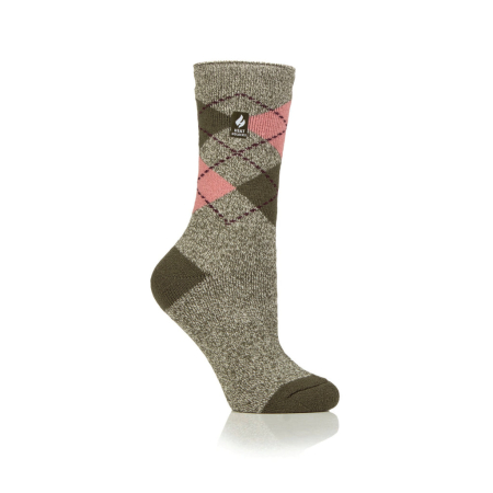 Șosete termice grosime medie - Sosete termice Heat Holders Cali, olive marime 37-42
