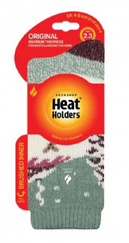 Sosete termice Heat Holders Jacquard Landscape, gri, marime 37-42 [1]