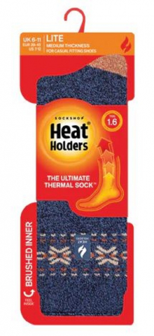 Sosete termice Heat Holders Matterhorn, denim, marime 39-45 [1]