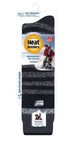 Sosete termice Heat Holders Ski, negri, 37-42 [2]