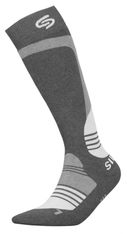 Sosete Ski cu Argint - Sosete termice InMove Ski Deodorat Silver cu ioni de argint, grafit-alb, 41-43