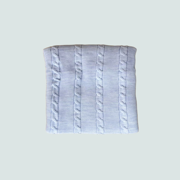 Păturică tricotată pentru bebeluși cu interior pufos – moale, călduroasă și elegantă [8]