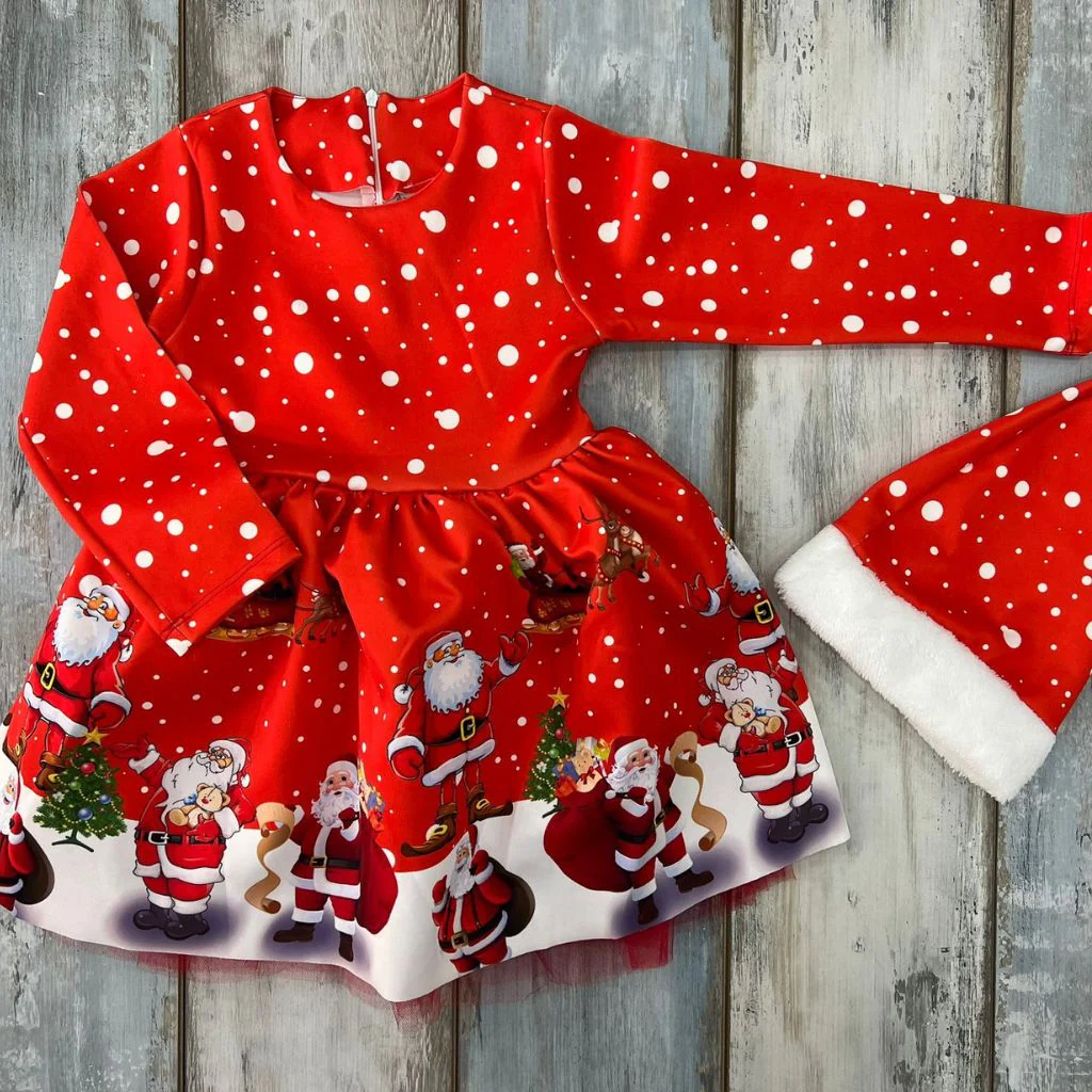 Rochita de craciun cu caciulita [4]