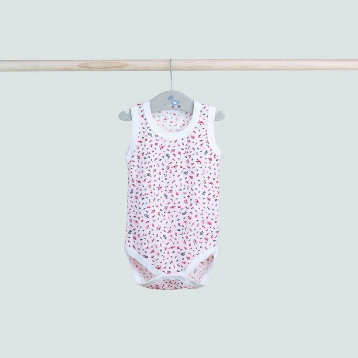 Body fără mâneci cu imprimeu floral delicat – pentru fetițe cochete [1]