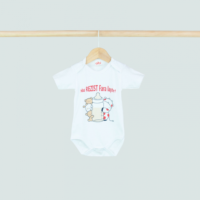 Body mesaj amuzant "Nu rezist fără lapte!" [1]