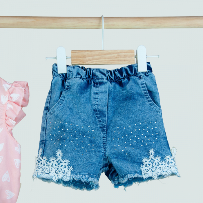 Compleu 2 piese blug si bluza roz [2]