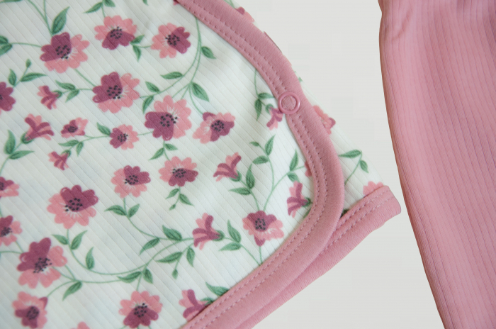 Set nou născut imprimeu floral [6]