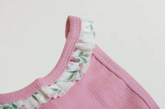 Set nou născut imprimeu floral [4]