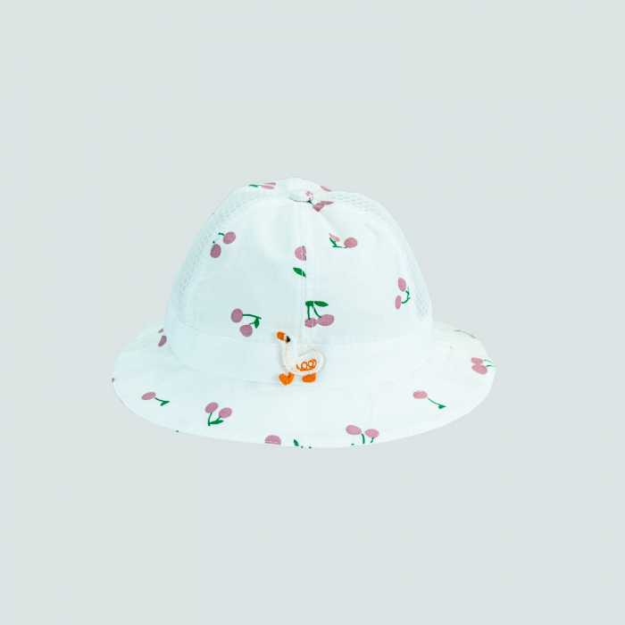 Palarie bebelus cu cirese si ratusca brodata [1]