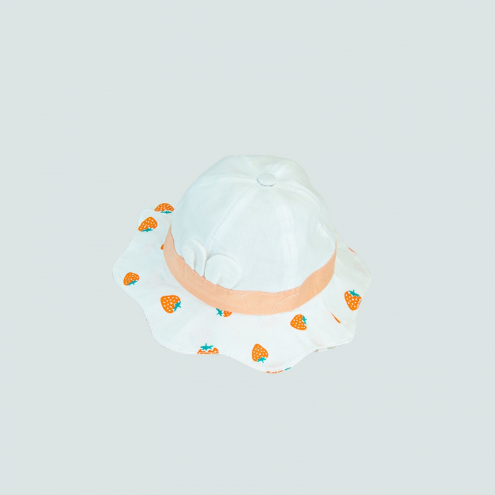 Pălărioară de vară cu căpșune și urechiușe – protecție și stil pentru micii aventurieri [3]