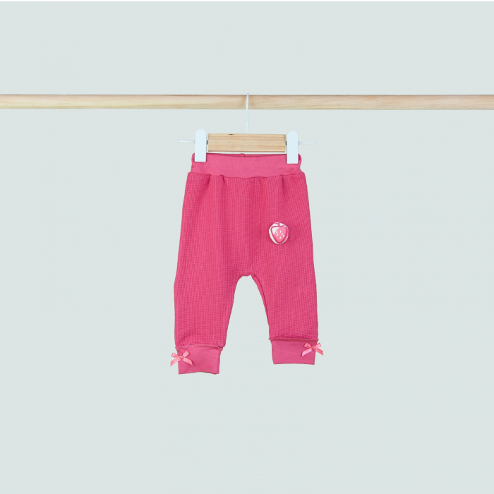 Pantalonasi roz cu căpșună si fundițe [1]