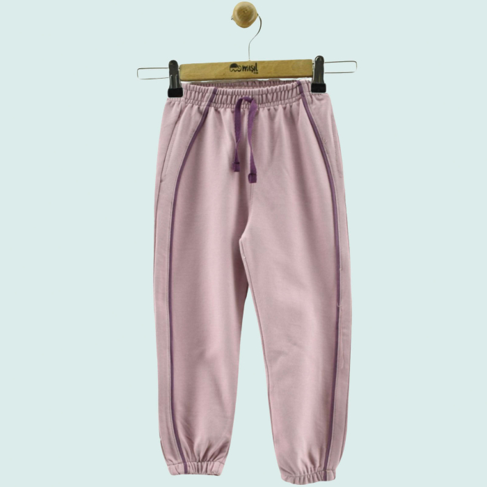 Pantaloni sport premium cu insertii contrastante [3]