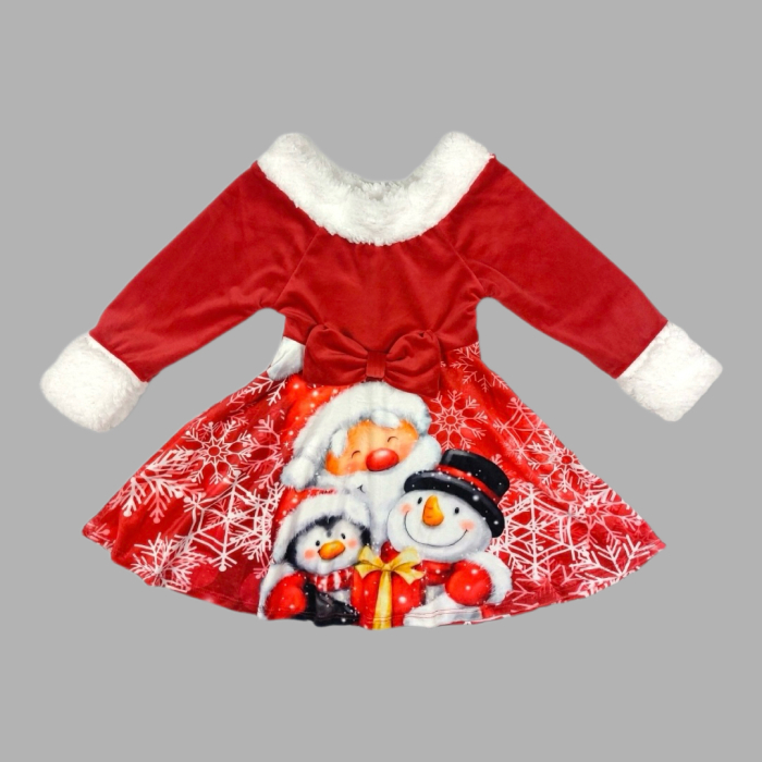 Rochita de Craciun din catifea [4]