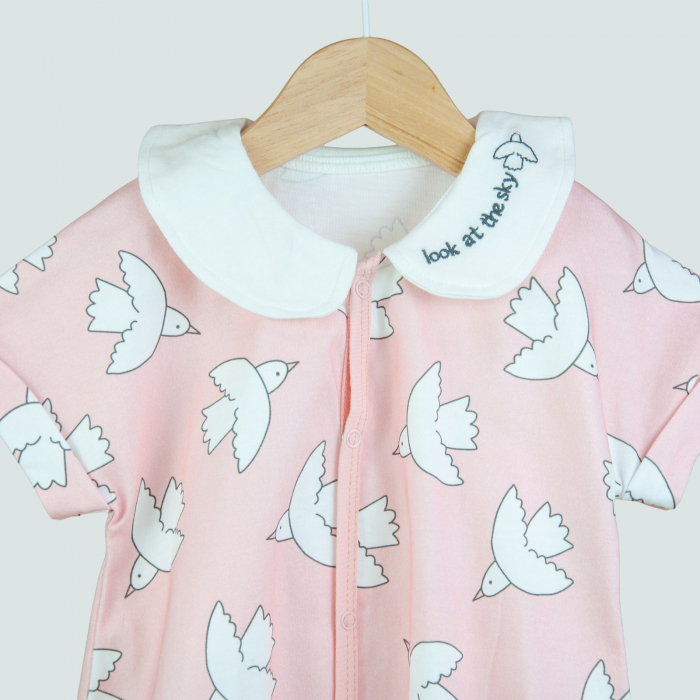 Salopeta roz cu pasarele [2]