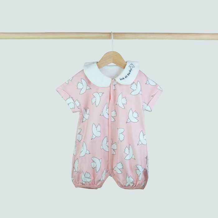 Salopeta roz cu pasarele [1]