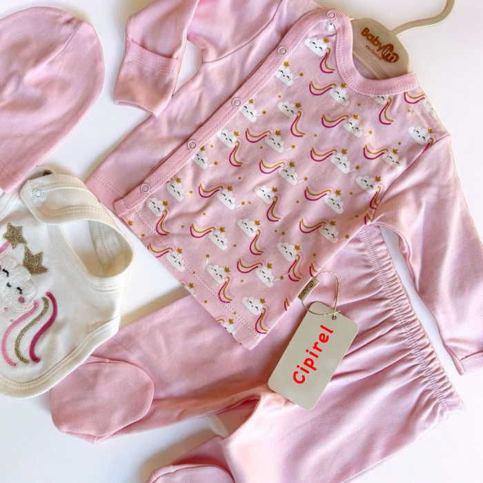 Set pentru fetite - Curcubeu si norisori fermecati [3]