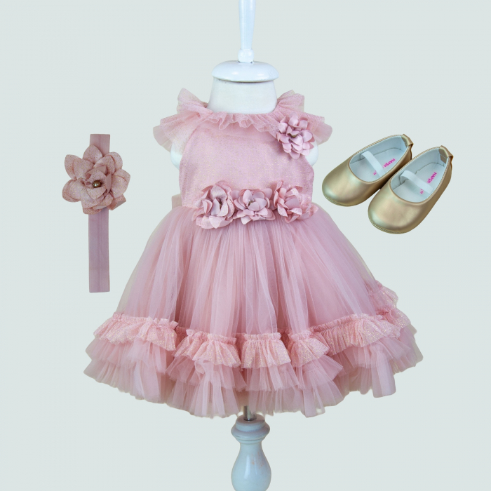 Set rochiță cu bentiță si pantofiori [1]