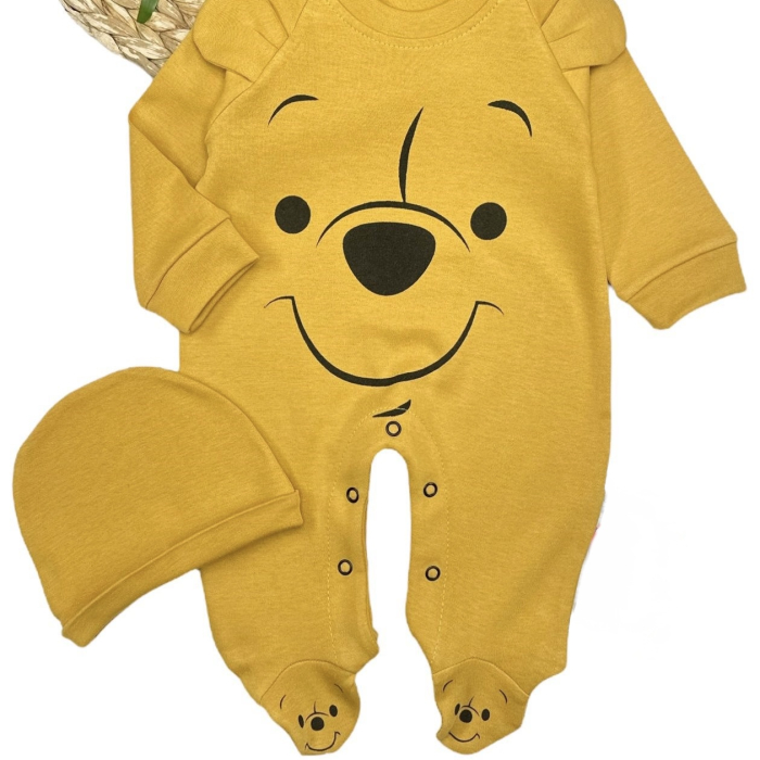 Set salopeta si caciulita cu ursulet [3]