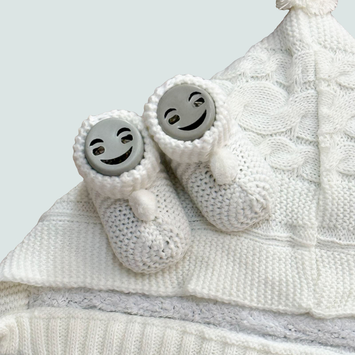 Set tricotat cu sac calduros de iarna [5]