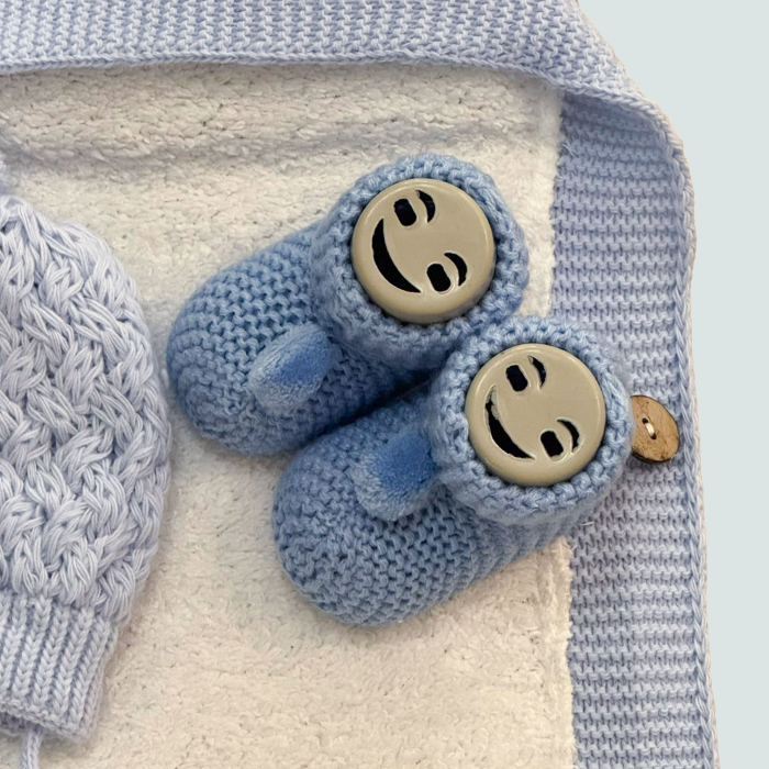 Set tricotat cu sac calduros de iarna [8]