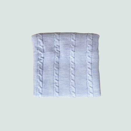 Păturică tricotată pentru bebeluși cu interior pufos – moale, călduroasă și elegantă [7]