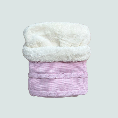 Păturică tricotată pentru bebeluși cu interior pufos – moale, călduroasă și elegantă [5]