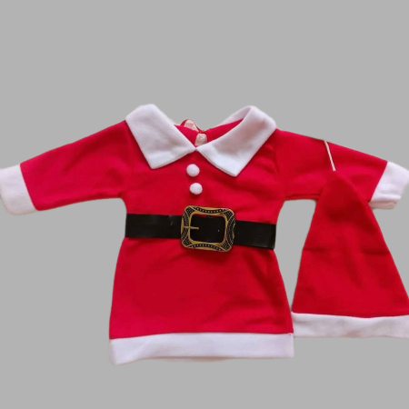 Set Craciuniță cu rochiță si caciuliță [3]