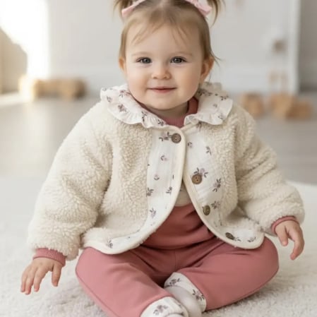 Fete 0-2 ani - Set calduros din 3 piese pentru fetite