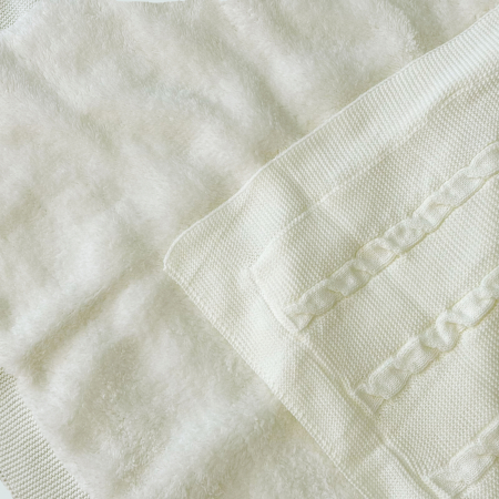 Păturică tricotată pentru bebeluși cu interior pufos – moale, călduroasă și elegantă [8]