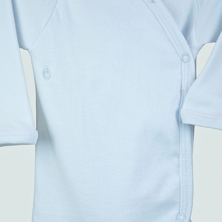 Body alb cu mânecă lungă pentru bebeluși [1]