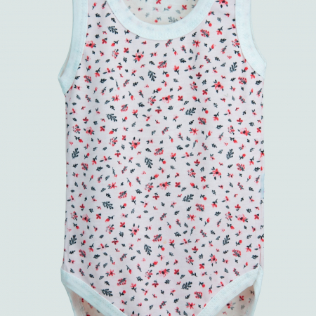 Body fără mâneci cu imprimeu floral delicat – pentru fetițe cochete [1]