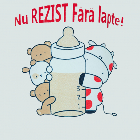 Body mesaj amuzant "Nu rezist fără lapte!" [1]