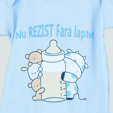 Body mesaj amuzant "Nu rezist fără lapte!" [3]